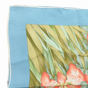 Salvatore Ferragamo スカーフ ポケットチーフ キリン柄 総柄 マルチカラー GY14