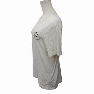 PRADA Tシャツ 半袖 カットソー ロゴ ワンポイント 白 ホワイト