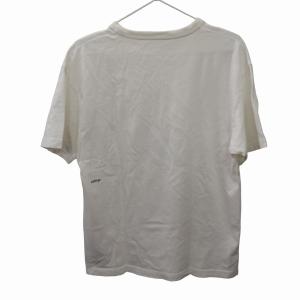 BOTTEGA VENETA 609305-VF1U0 Tシャツ 半袖 ロゴ入り 文字 ロゴT 刺繍 白 ホワイト