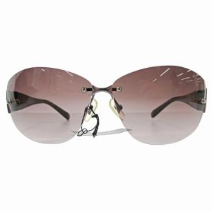 DOLCE&GABBANA 美品 サングラス リムレス ストーン 6312 125 ブラック 黒 DG2069B