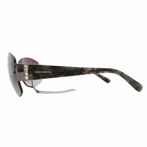 DOLCE&GABBANA 美品 サングラス リムレス ストーン 6312 125 ブラック 黒 DG2069B