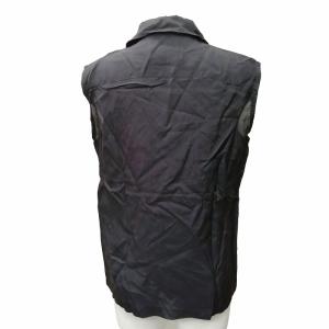 robe de chambre COMME des GARCONS コムデギャルソン AD2000 美品 ノースリーブシャツ ブラウス 黒 ブラック M GY09