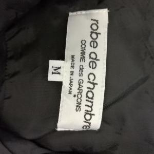 robe de chambre COMME des GARCONS コムデギャルソン AD2000 美品 ノースリーブシャツ ブラウス 黒 ブラック M GY09