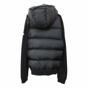 MONCLER MAGLIONE TRICOT CARDIGAN ダウンジャケット ウール フード ロゴ