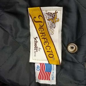 Schott 80s ライダースジャケット ダブル レザー ブラック 40