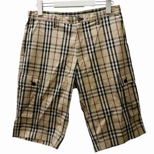 ショートパンツ ノバチェック BMS70-912-47 ベージュ 76 Lサイズ相当 GY09