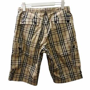 BURBERRY BLACK LABEL ショートパンツ ノバチェック BMS70-912-47 ベージュ 76 Lサイズ相当 GY09