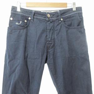 JACOB COHEN カジュアル パンツ チノパン 32 紺 ネイビー 1014