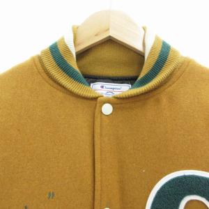 Champion 24AW ヴァーシティジャケット サガラワッペン L ブラウン C3-A610