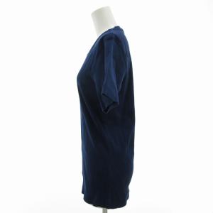 EPOCA UOMO Tシャツ カットソー 半袖 Vネック 50 L 紺 ネイビー