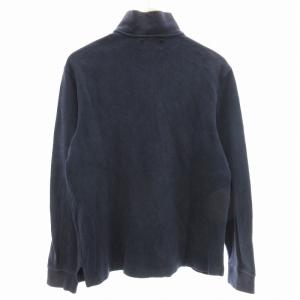 POLO RALPH LAUREN スウェット プルオーバー ハーフジップ ポニー刺繍 S 紺 ネイビー