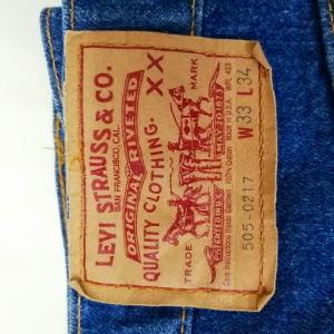 Levi's 80s 505-0217 デニムパンツ インディゴ W33L34