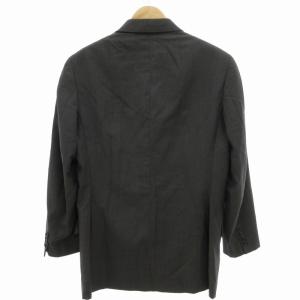 ETRO 美品 シングル テーラードジャケット ブレザー 3B サイドベンツ 裏地総柄 ウール 46 S-M グレー