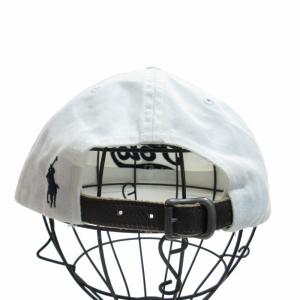 POLO RALPH LAUREN キャップ 帽子 ロゴ 6パネル 白 ホワイト GY09 1027