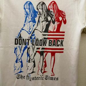 HYSTERIC GLAMOUR DONT LOOK BACK Tシャツ 半袖 ヒスガール ホワイト M GY09
