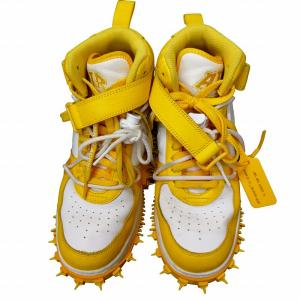 NIKE ×OFF-WHITE AIRFORCE1 DR0500-101 スニーカー イエロー 26cm