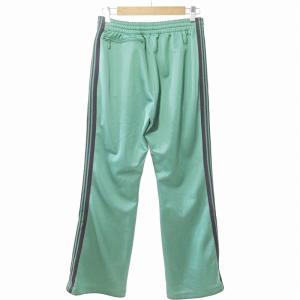 Needles 23SS トラックパンツ ジャージ ブーツカット フレア ワンポイント刺繍 S 緑 MR288 1108 GY09