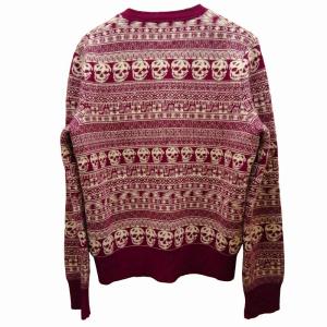 Alexander McQueen カーディガン ノルディック スカル エンジ KRMQ-LA-1033 M