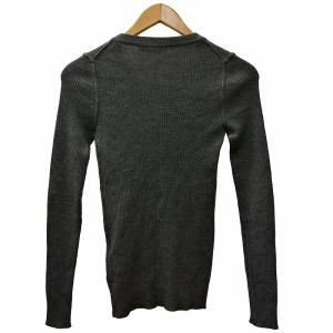 DOLCE&GABBANA 美品 ウール カーディガン 金ボタン グレー 38 Mサイズ相当 GY09