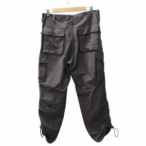 Goodenough ナイロンカーゴパンツ ドローコード ミリタリー Y2K 裏原  灰 グレー M