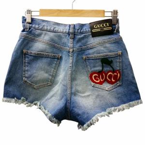 GUCCI デニム ショートパンツ インディゴ 27