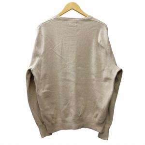 POLO RALPH LAUREN 美品 ロゴ刺繍 トレーナー コットン ベージュ XL GY09
