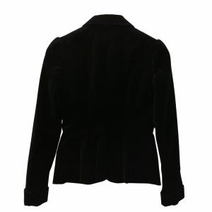 RALPH LAUREN 美品 ベロアジャケット 金ボタン 3B ブラック 7 Mサイズ相当 GY09
