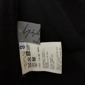 Yohji Yamamoto POUR HOMME 17AW ロングブラウス ブラック 3