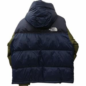 THE NORTH FACE ヌプシ ダウンジャケット NI1DN62B ネイビー×カーキ XL