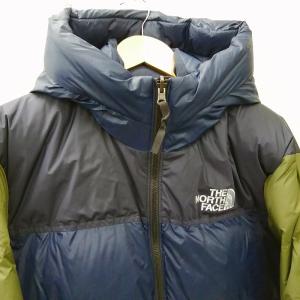 THE NORTH FACE ヌプシ ダウンジャケット NI1DN62B ネイビー×カーキ XL