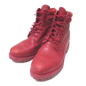 6インチ ダブルカラー ブーツ レザー ABC-MART限定 A14LE PRIMALOFT ウォータープルーフ 防水 赤