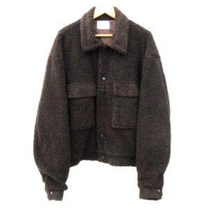 19AW BOA CROPPED TRACKER JACKET ボア クロップド トラッカー ジャケット XL 茶 ブラウン