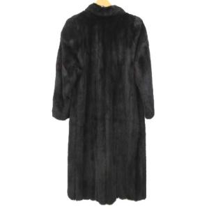 SAGA MINK ZAMIR FURS ブラックミンク ロング コート 毛皮 ダークブラウン