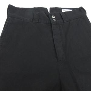 AMERICANA 20AW Hi Waist Pantts Twill ハイウエストパンツ ブラック