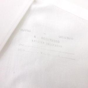 N.HOOLYWOOD エヌハリ COMPILE DRESS SHIRT シャツ 長袖 定番 ドレスシャツ カジュアル トップス 無地 リネン混 36