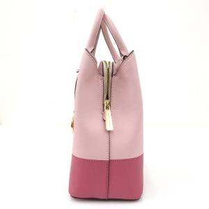 MICHAEL KORS 21年購入品 タグ付き 2WAY ショルダー トート バッグ ロゴチャーム バイカラー サフィアーノレザー