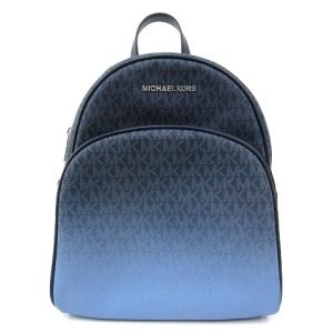 リュックサック デイパック モノグラム グラデーション 多機能 コーティングキャンバス 青 ブルー