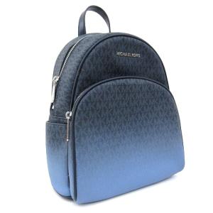 MICHAEL KORS リュックサック デイパック モノグラム グラデーション 多機能 コーティングキャンバス 青 ブルー