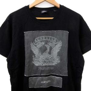 DIESEL 半袖Tシャツ  クルーネック M ブラック 