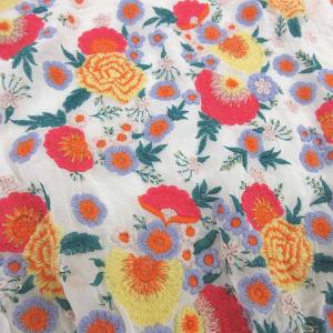 GRACE CONTINENTAL 19SS フラワーエンブロイダリーブラウス 36 ホワイト