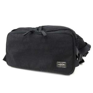 HYBRID ハイブリッド ウエストバック ナイロン ボディバッグ 黒 