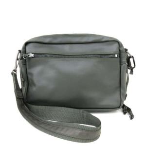 LUGGAGE LABEL ショルダーバッグ ミリタリー マルチポケット 2層 カーキ 鞄