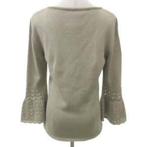 CELINE シルクニットカットソー ベージュ