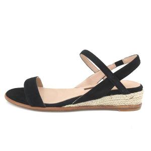 PELLICO SUNNY 20SS サンダル スエード ACACIA ジュート 35 ブラック