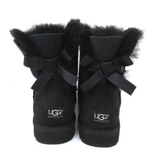 UGG australia ムートンブーツ MINI BAILEY BOW II ミニベイリー ボウ 1005062 バックリボン ショートブーツ UK8