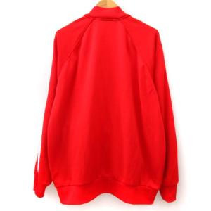 adidas Originals ジャケット ジャージ ブルゾン ライン ロゴ スポーツ 赤 レッド XL相当 FK IBO11