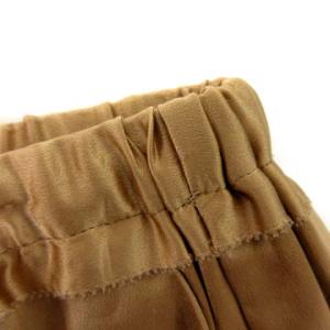 Drawer 美品 スカート ミニ フレア シルク100% 36 ベージュ