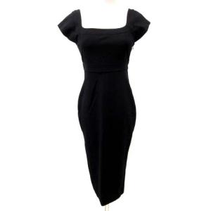 ワンピース ロング タイト マーメイド ノースリーブ ストレッチ アメリカ製 ブラック 0 XS
