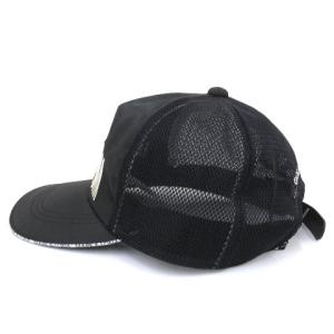 MARK&LONA 19SS ロゴ キャップ MLF-9A-FC12 メッシュ スナップバック ゴルフ用品 F 黒 ブラック
