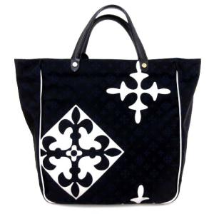 russet 19年モデル トートバッグ セレンディピティ ナイロン プリント ロゴ 黒 ブラック 紺 ネイビー 鞄 FK
